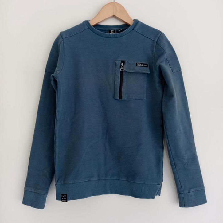 Indian Blue Jeans sweater / trui staal blauw maat 12/152, Kinderen en Baby's, Kinderkleding | Maat 152, Gebruikt, Jongen, Trui of Vest