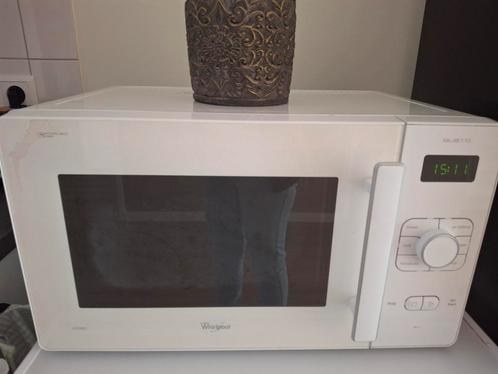 Whirlpool combimagnetron, Witgoed en Apparatuur, Magnetrons, Gebruikt, Vrijstaand, Combimagnetron, 45 tot 60 cm, Grill, Draaiplateau