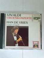 0919 han de vries oboe concertos vivaldi, Cd's en Dvd's, Cd's | Klassiek, Verzenden, Barok, Zo goed als nieuw, Orkest of Ballet