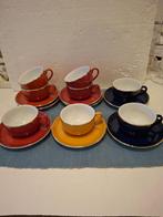 Mitterteich Bavaria - 8 mooie cappuccino kop en schotels, --, Mitterteich, Ophalen of Verzenden, Zo goed als nieuw