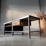 Industriële werkbank, oude werktafel, toonbank, dressoir, Antiek en Kunst, Curiosa en Brocante, Ophalen