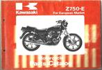 Kawasaki Z750 E parts list (2115z) motor, Motoren, Handleidingen en Instructieboekjes, Kawasaki
