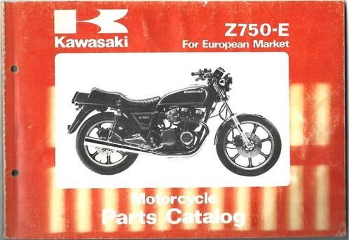 Kawasaki Z750 E parts list (2115z) motor, Motoren, Handleidingen en Instructieboekjes, Kawasaki, Ophalen of Verzenden