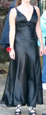 Elegante zwarte galajurk - Maat S, Kleding | Dames, Jurken, Zwart, Ophalen of Verzenden, Maat 36 (S), Gedragen