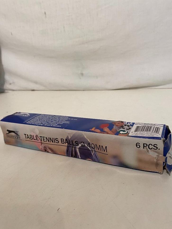 6 tafel tennisballen, Sport en Fitness, Tennis, Ballen, Overige merken, L00, Ophalen of Verzenden