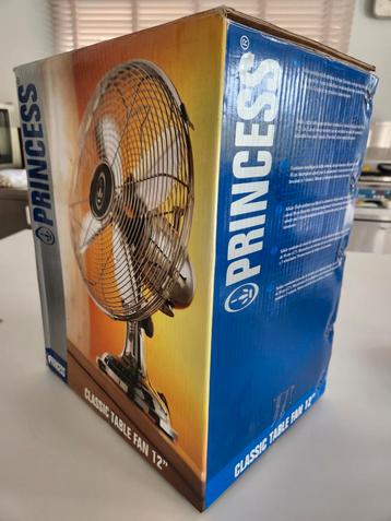 Retro tafelventilator Princess Type 352520 - nieuw in doos - beschikbaar voor biedingen