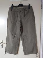 3/4 broek Miss Etam kaki linnen maat 46, Maat 46/48 (XL) of groter, Ophalen of Verzenden, Zo goed als nieuw, Driekwart