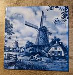Delfsblauwe tegel 15×15 cm, Antiek en Kunst, Antiek | Wandborden en Tegels, Ophalen of Verzenden