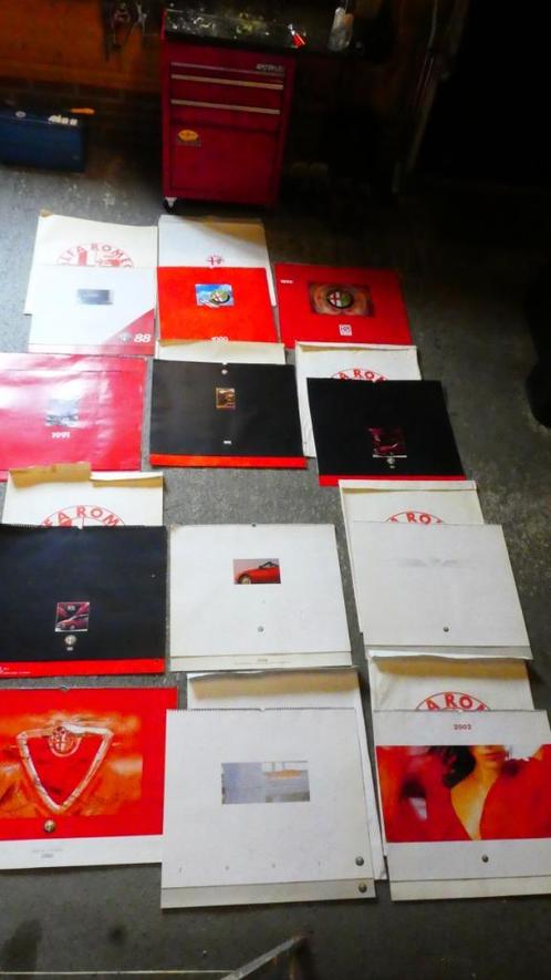 Alfa Romeo Kalenders – 12 stuks, uitstekende staat, Verzamelen, Automerken, Motoren en Formule 1, Zo goed als nieuw, Auto's, Ophalen