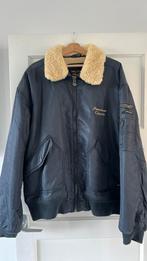 Pall Mall bomber aviator jas xxl vaste vanaf prijs, Ophalen, Zo goed als nieuw, Overige maten, Blauw