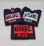 Truien met je eigen naam in maat 146, Kinderen en Baby's, Kinderkleding | Maat 146, Ophalen of Verzenden, Nieuw, Meisje, Trui of Vest