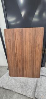 Mooi bureaublad 120x80cm in walnoot., Ophalen, Gebruikt