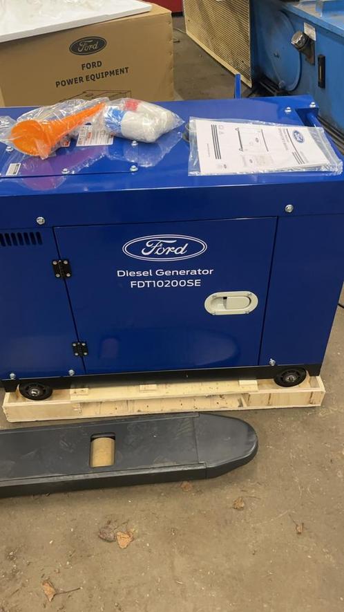 Nieuwe Ford 10200SE diesel generator, Doe-het-zelf en Verbouw, Aggregaten, Nieuw, Dieselolie, 5 tot 10 kVA, Elektrisch startend