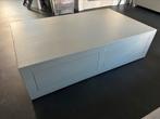 Goossens salontafel Belleville – houtlook steengrijs, Huis en Inrichting, Tafels | Salontafels, Ophalen, 50 tot 100 cm, Zo goed als nieuw