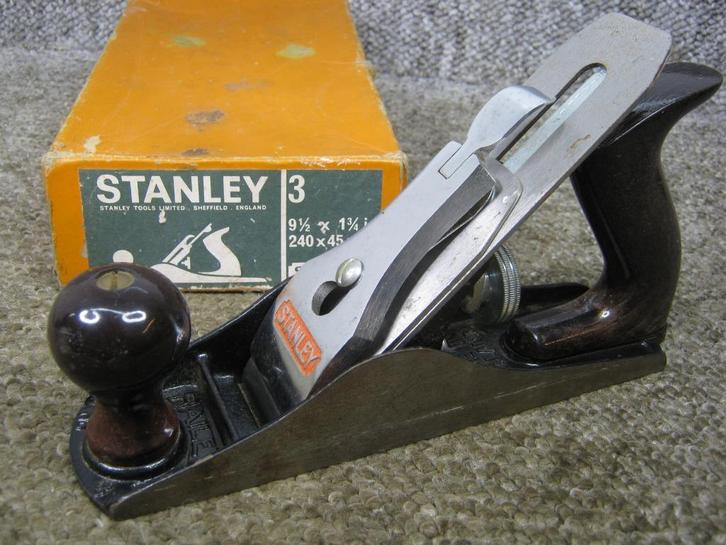 Stanley nr. 3 schaaf, Hobby en Vrije tijd, Knutselen, Gebruikt, Gereedschap of Toebehoren, Verzenden