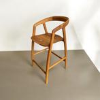 Massief teakhouten kruk / barkruk, Ophalen, Met voetsteun, 60 tot 90 cm, Nieuw