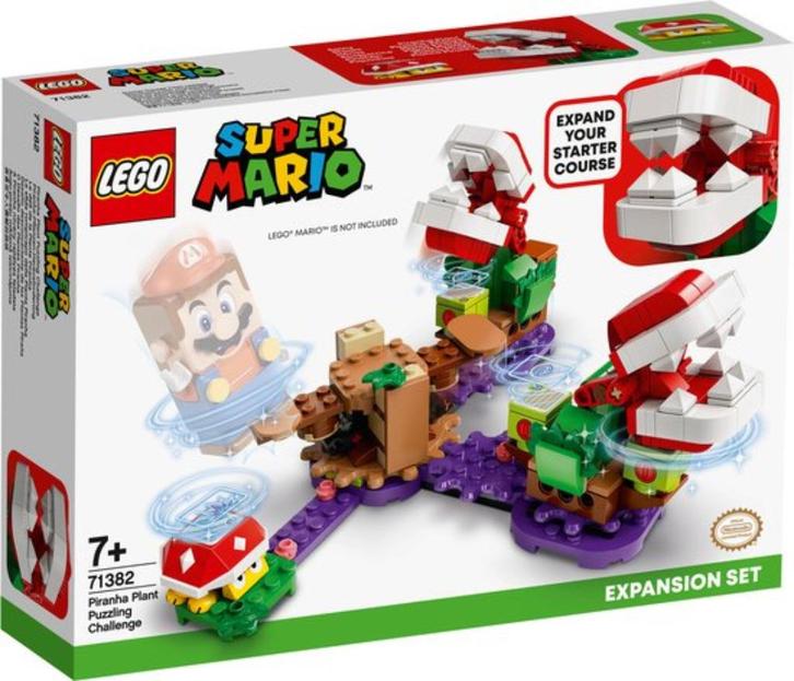 LEGO Super Mario: Piranha Plant Puzzeluitdaging - 71382, Kinderen en Baby's, Speelgoed | Duplo en Lego, Zo goed als nieuw, Lego