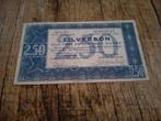 Nederland zilverbon 2,5 gulden 1938 bankbiljet , BY861618, Los biljet, 2½ gulden, Ophalen of Verzenden