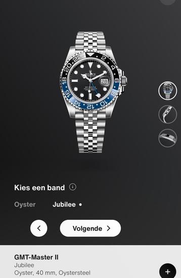 Rolex GMT MASTER II 126710BLNR batgirl New ONGEDRAGEN 100% beschikbaar voor biedingen