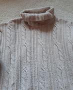 Dames Kabeltrui met col
kleur beige, gedragen, maat L, Ophalen of Verzenden, Gedragen, Maat 42/44 (L), Beige
