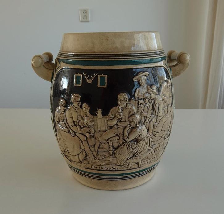Vintage Bierpul uit Duitsland van Aardewerk, Antiek en Kunst, Antiek | Keramiek en Aardewerk, Ophalen