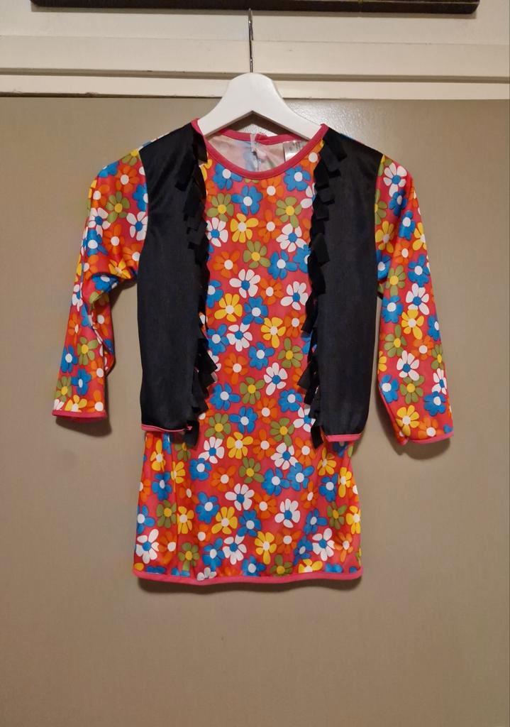 Carnaval bloementop maat 122 6/7 jaar., Kinderen en Baby's, Kinderkleding | Maat 122, Zo goed als nieuw, Ophalen of Verzenden
