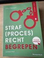 Nieuw boek - Straf(proces)recht Begrepen, Boeken, Studieboeken en Cursussen, Ophalen of Verzenden, Alpha, Nieuw, HBO