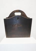 Antieke houten schooltas, Ophalen of Verzenden