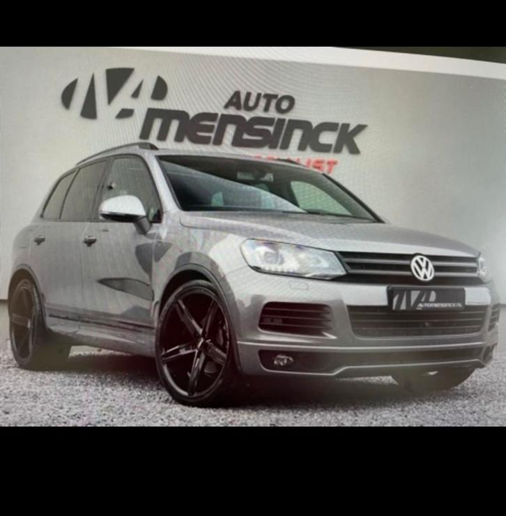 Volkswagen Touareg R-line 3.0 V6 TDI 4M AUT 2013 Grijs, Auto's, Volkswagen, Particulier, Touareg, 360° camera, 4x4, ABS, Achteruitrijcamera