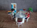 54. Playmobil woonkeuken met mannen aan kaartspel, Ophalen of Verzenden, Zo goed als nieuw, Complete set