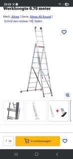 Altrex lader 3 delen trap, Doe-het-zelf en Verbouw, Ladders en Trappen, Ophalen