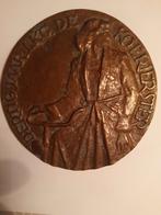 Bronzen Penning Koerierster Hannie Schaft, Postzegels en Munten, Ophalen of Verzenden, Brons