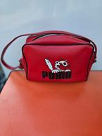 Vintage Puma Schoudertasje - Rood, Ophalen of Verzenden, Gebruikt, Rood, Schoudertasje