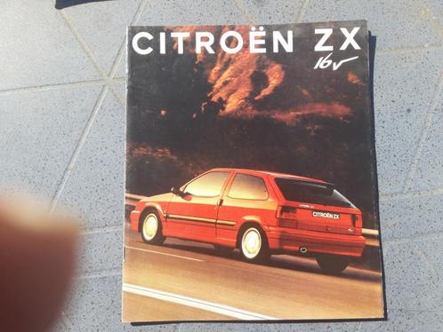 folder Citroën ZX 16V - modeljaar 1993 , Frans, Boeken, Auto's | Folders en Tijdschriften, Zo goed als nieuw, Citroën, Ophalen of Verzenden