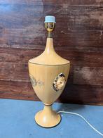 Vintage tafellamp klassiek met leeuwenkoppen (47cm), D, Ophalen of Verzenden, Zo goed als nieuw, Minder dan 50 cm
