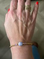 Goudkleurige armband met 3 mm miyuki kralen, Sieraden, Tassen en Uiterlijk, Armbanden, Ophalen of Verzenden, Nieuw, Goud, Met bedels of kralen