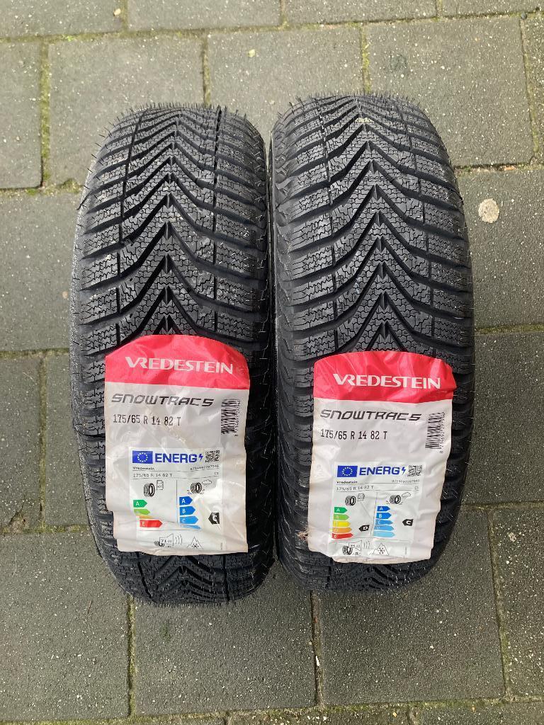 Twee Winterbanden R14 Vredestein Snowtrac 5, 14 inch, 175 mm, Nieuw, Band(en)