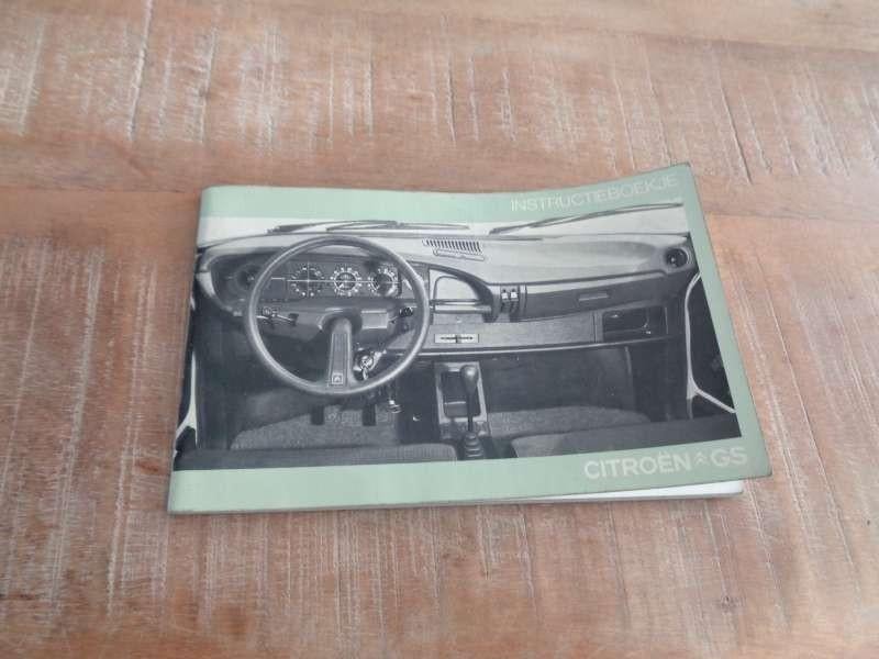 Citroen GS - Handleiding Instructieboek NL - Origineel, Verzenden