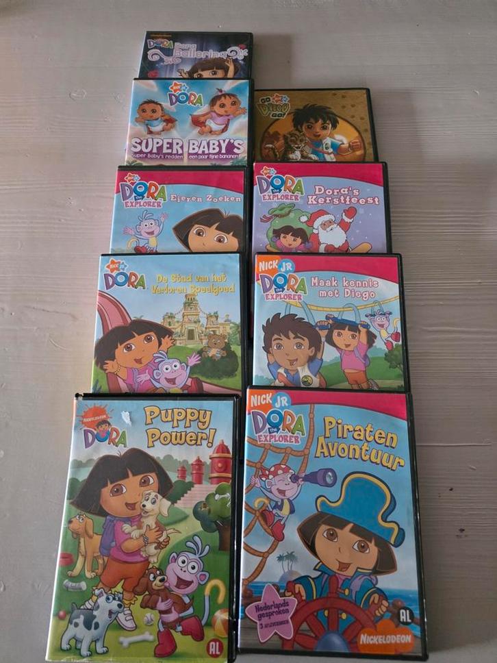 Dora DVD Collectie - Goede Staat!, Cd's en Dvd's, Dvd's | Kinderen en Jeugd, Zo goed als nieuw, Film, Avontuur, Alle leeftijden