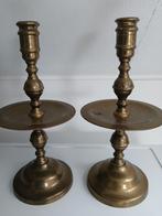 2 Koperen kandelaars, Antiek en Kunst, Ophalen of Verzenden, Koper of Brons