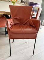 Nu of nooit: 4 Mooie eetkamerstoelen (type Montis Chaplin), Huis en Inrichting, Stoelen, Ophalen, Overige kleuren, Leer, Vier