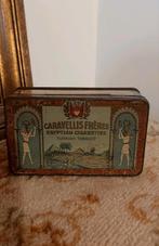 Antiek Caravellis Frerès sigaretten blik, Ophalen of Verzenden