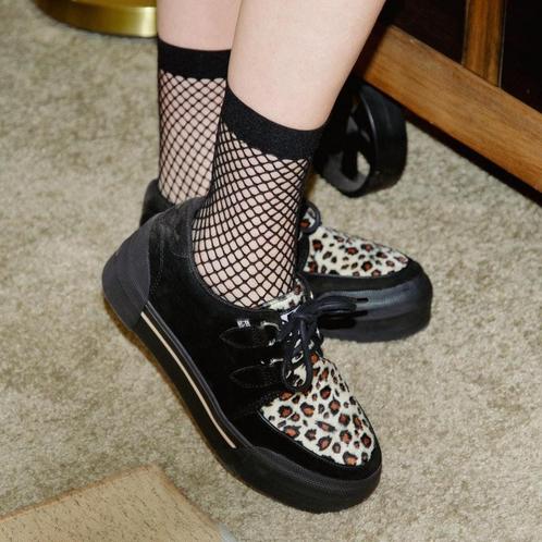 T.U.K Creeper Sneakers Luipaardprint 41, Kleding | Dames, Schoenen, Nieuw, Sneakers of Gympen, Zwart, Ophalen of Verzenden