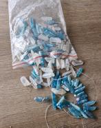 Grote partij bergkristal / aqua aura stenen., Ophalen of Verzenden, Zo goed als nieuw