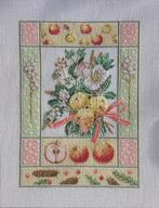 Borduurwerk, zijde, seizoen, herfst, Bastin, vintage, Hobby en Vrije tijd, Borduren en Borduurmachines, Ophalen