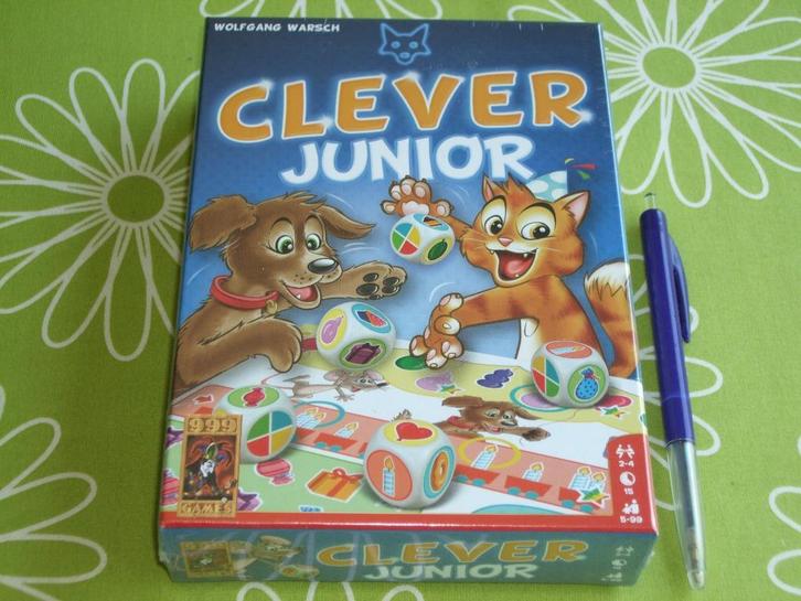 Nieuw in seal: Clever Junior - vlot te spelen dobbelspel, Hobby en Vrije tijd, Gezelschapsspellen | Overige, Nieuw, Een of twee spelers