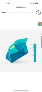 Strandtent / parasol decathlon 3 personen, Ophalen of Verzenden, Zo goed als nieuw, Overige typen