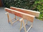 Eiken balken 160x15x9cm, Ophalen, Gebruikt, Eiken, 50 mm of meer