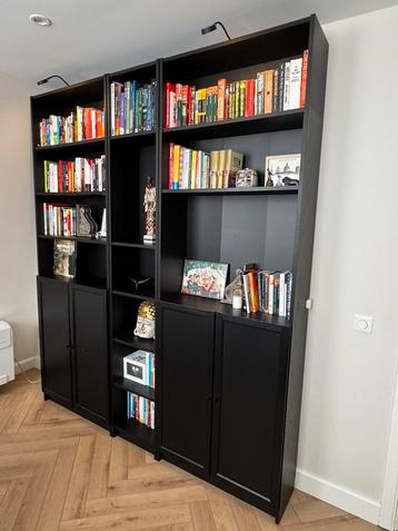 IKEA Billy Boekenkast Set + Tradfri Verlichtingsset beschikbaar voor biedingen