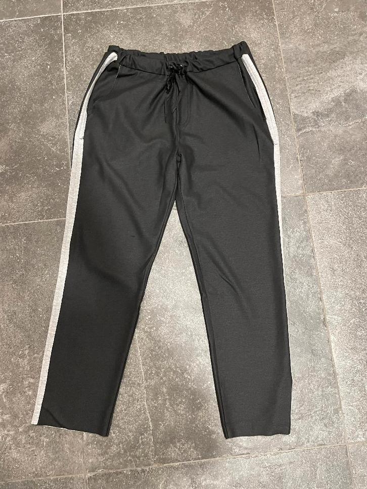 Broek zwart Transfer, Kleding | Dames, Broeken en Pantalons, Zo goed als nieuw, Maat 42/44 (L), Zwart, Lang, Ophalen